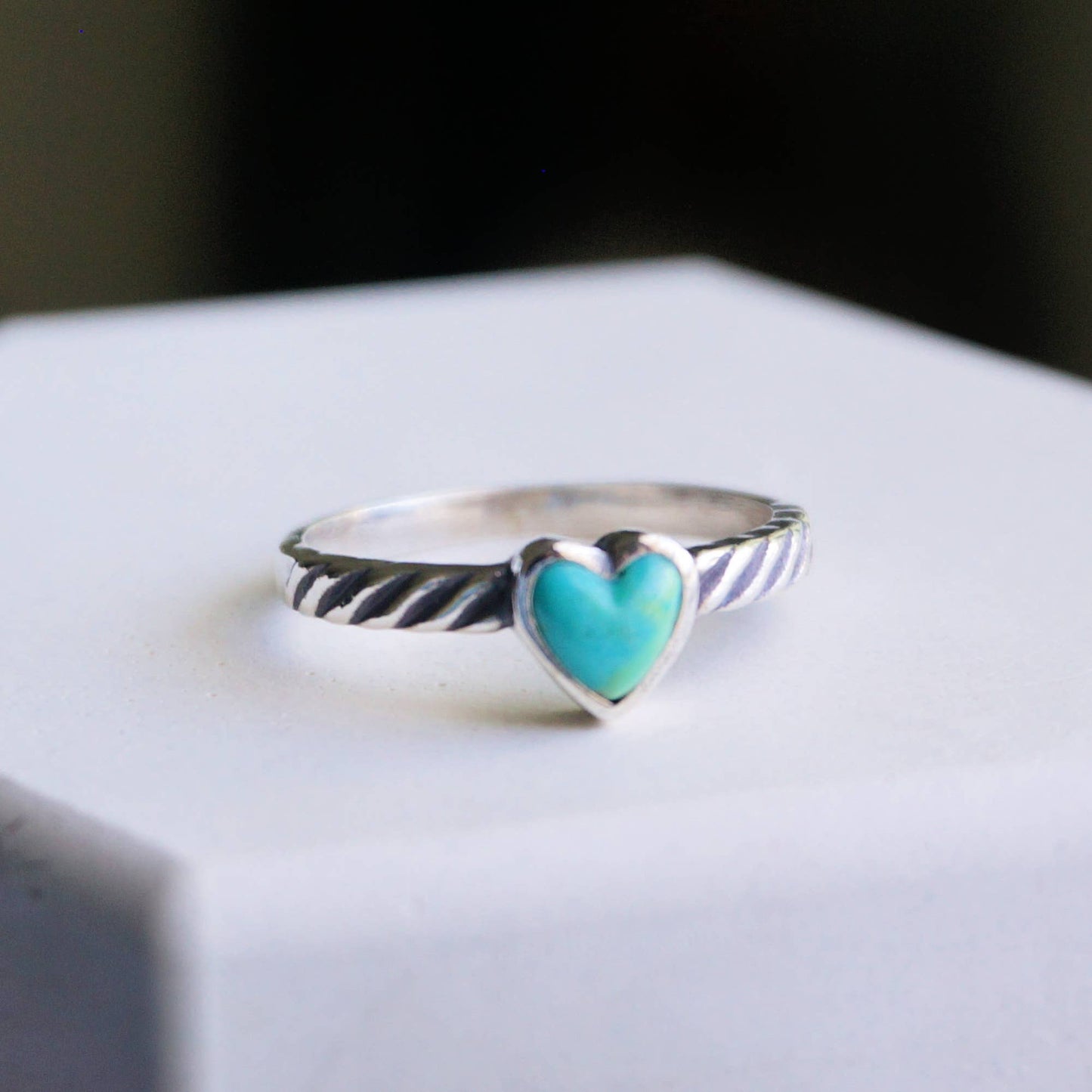 Heart Turquoise Ring: 8
