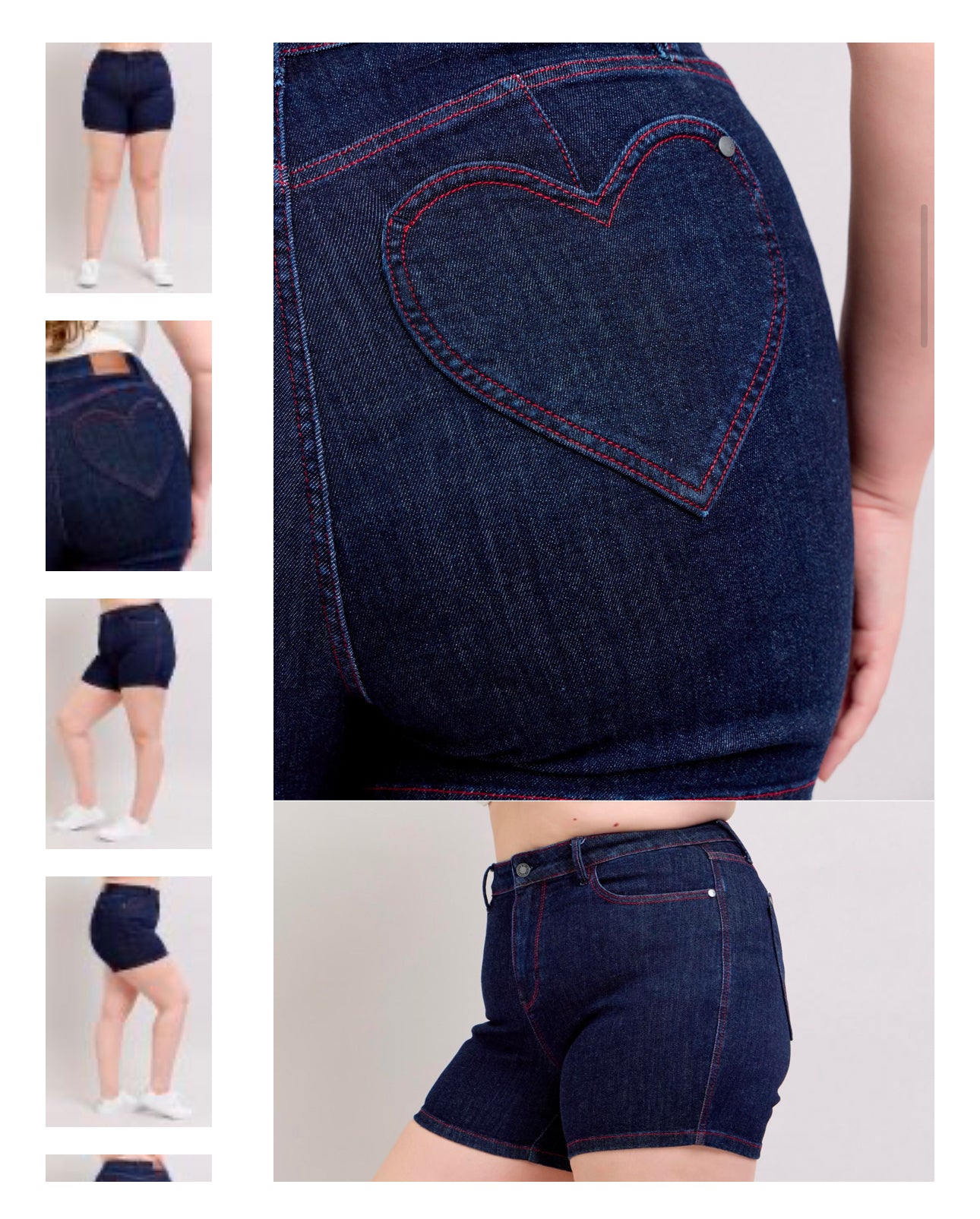 Sweetheart shorts