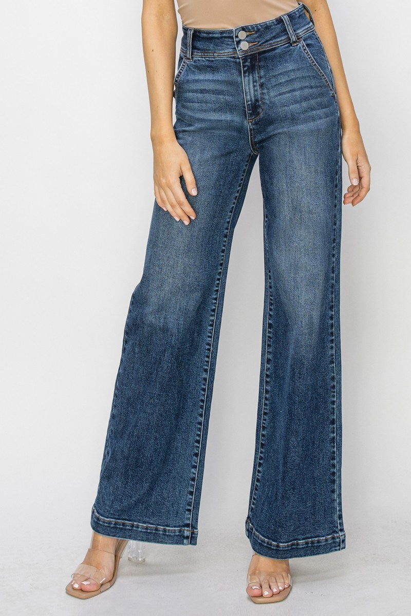 High rise jeans