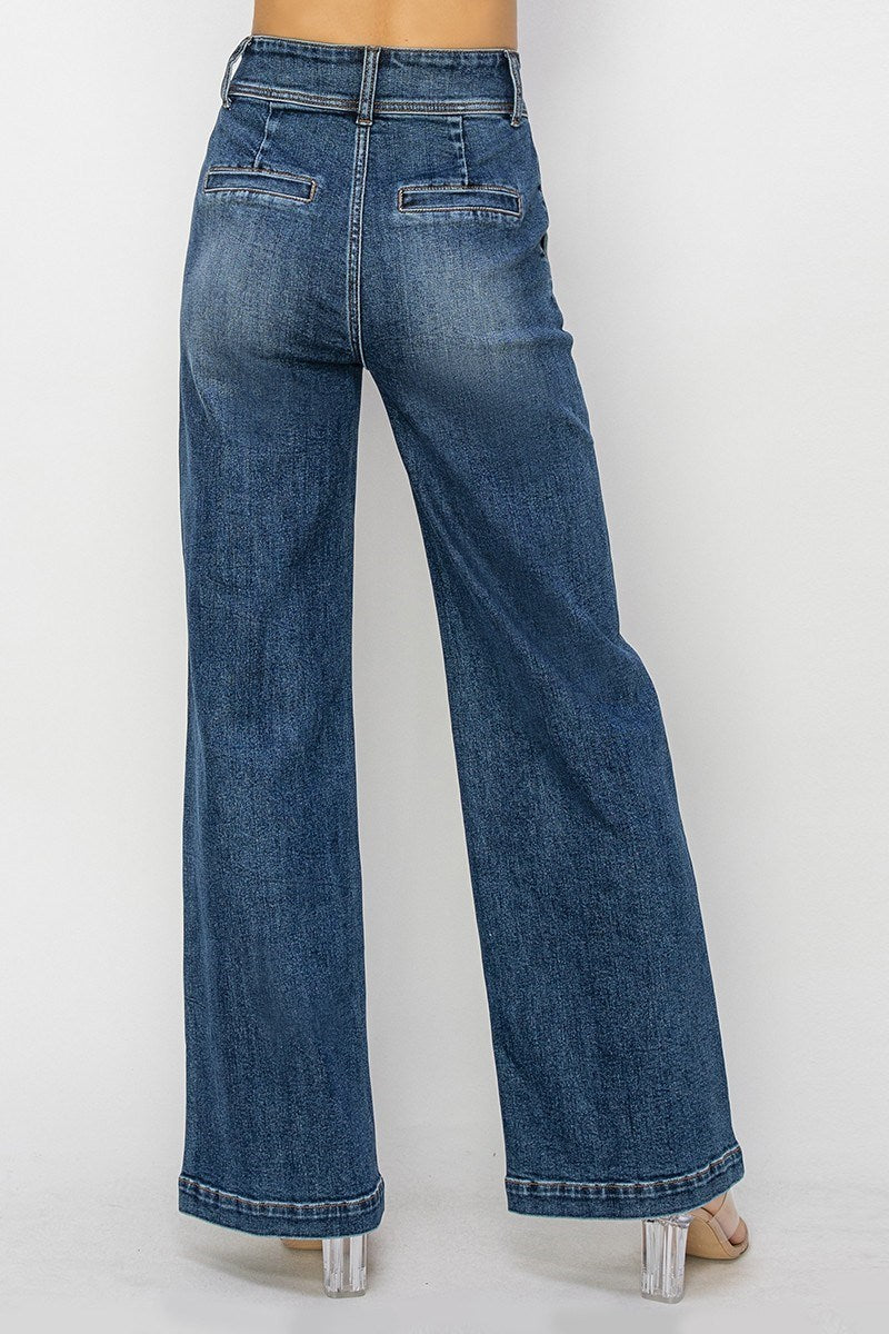 High rise jeans