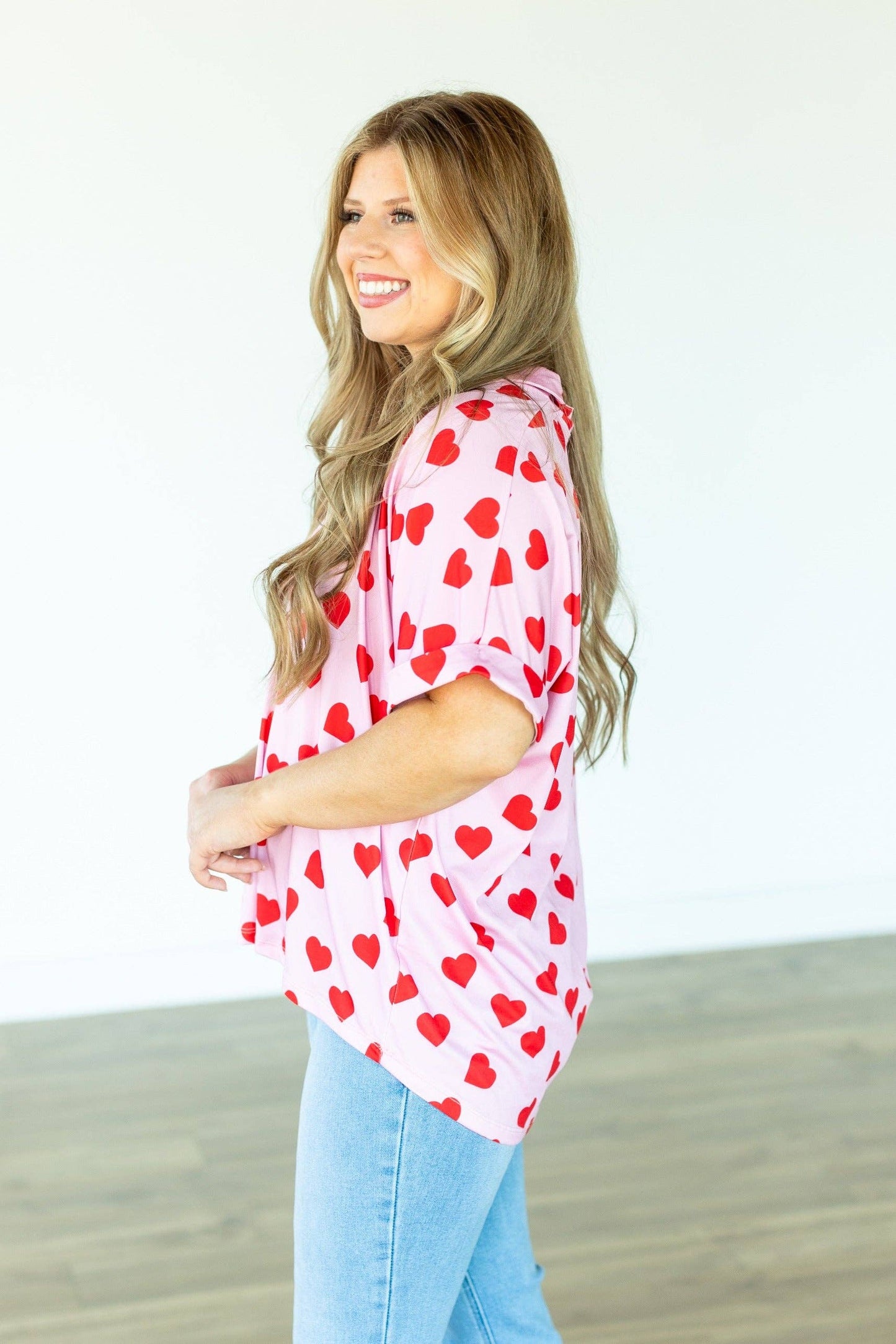 Hearts desire pink shirt