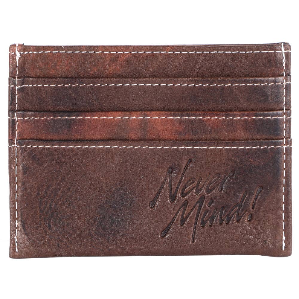 Leather card holder