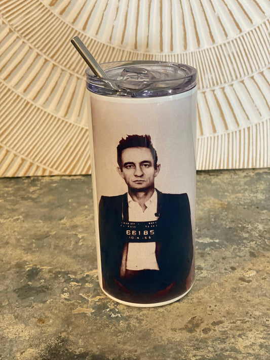 Johnny Cash Tumbler: 20oz