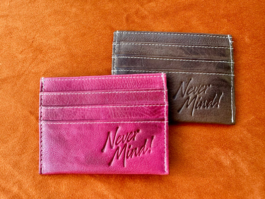 Leather card holder