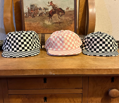 Checkerboard Field Trip Hat blk & white