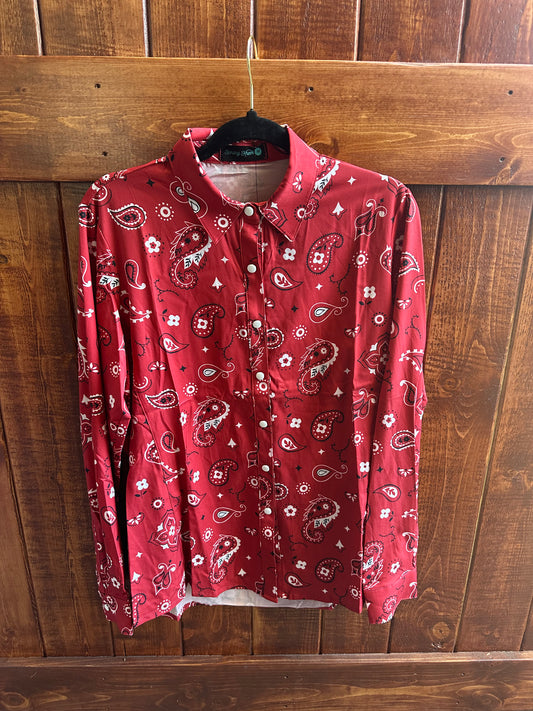 Bandana Babe Button Up