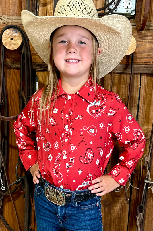 Bandana Babe Button Up Kids