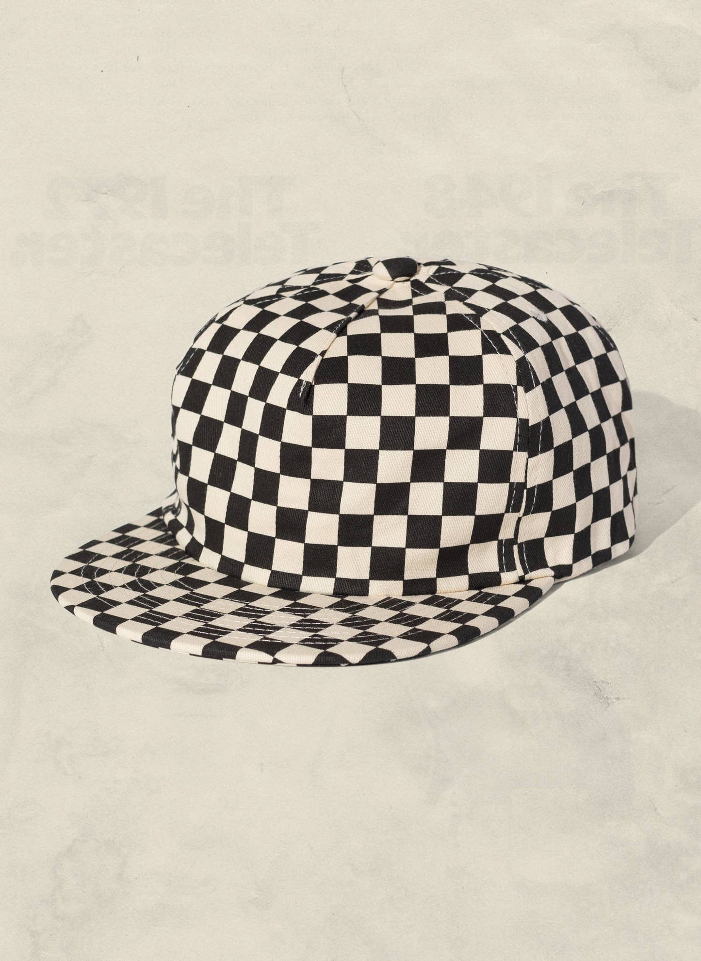 Checkerboard Field Trip Hat blk & white